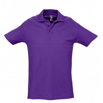 Купить Рубашка поло мужская SPRING 210 темно-фиолетовая, размер M