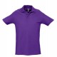 Рубашка поло мужская SPRING 210 темно-фиолетовая, размер L