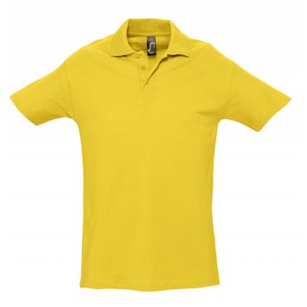 Купить Рубашка поло мужская SPRING 210 желтая, размер S