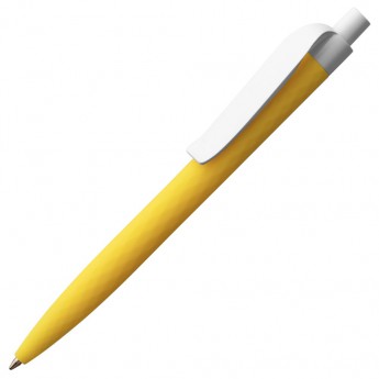 Купить Ручка шариковая Prodir QS01 PMP-P, желтая с белым