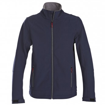 Купить Куртка софтшелл мужская TRIAL темно-синяя, размер XL