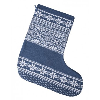 Купить Новогодний носок «Скандик», синий (индиго)