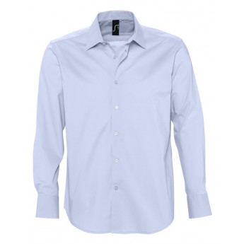 Купить Рубашка мужская с длинным рукавом BRIGHTON голубая, размер XL