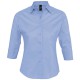 Рубашка женская с рукавом 3/4 EFFECT 140 голубая, размер L