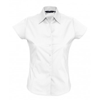 Купить Рубашка женская с коротким рукавом EXCESS белая, размер XS