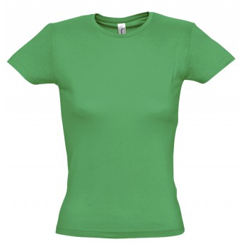 Купить Футболка женская MISS 150 ярко-зеленая, размер XL