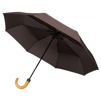 Купить Складной зонт Unit Classic, коричневый