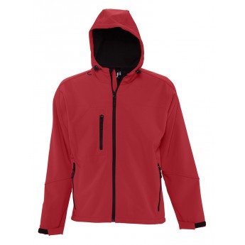 Купить Куртка мужская с капюшоном Replay Men красная, размер XXL
