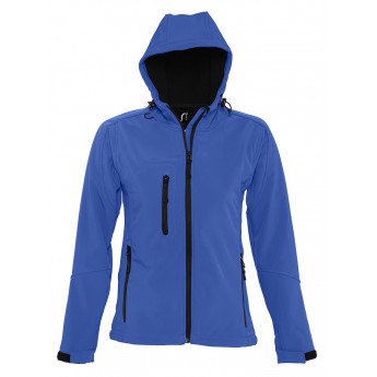 Купить Куртка женская с капюшоном Replay Women ярко-синяя, размер L