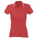 Рубашка поло женская Practice women 270 красная с белым, размер M