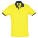 Рубашка поло Prince 190, желтая с темно-синим, размер XL