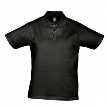 Купить Рубашка поло мужская Prescott men 170 черная, размер XXL
