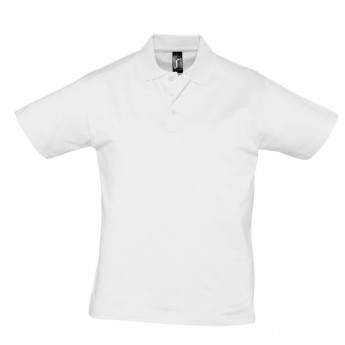 Купить Рубашка поло мужская Prescott men 170 белая, размер XXL
