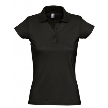 Купить Рубашка поло женская Prescott women 170 черная, размер M