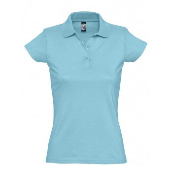Купить Рубашка поло женская Prescott women 170 бирюзовая, размер XL