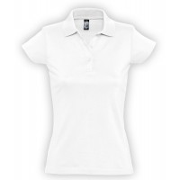 Рубашка поло женская Prescott women 170 белая, размер XL