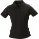 Рубашка поло стретч женская ALBATROSS, черная, размер S
