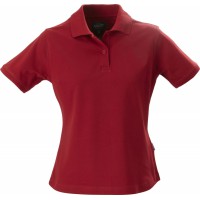 Рубашка поло стретч женская ALBATROSS, красная, размер L