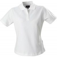 Рубашка поло стретч женская ALBATROSS, белая, размер M