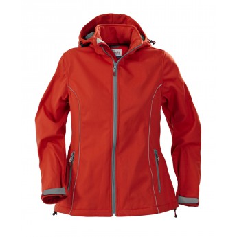 Купить Куртка софтшелл женская HANG GLIDING, красная, размер XL