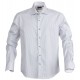 Рубашка мужская в полоску RENO, серая, размер XL