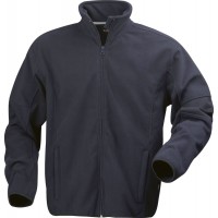 Куртка флисовая мужская LANCASTER, темно-синяя, размер XXL