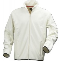 Куртка флисовая мужская LANCASTER, белая с оттенком слоновой кости, размер S