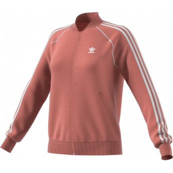Купить Куртка тренировочная женская на молнии SST TT, розовая, размер L