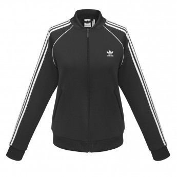Купить Куртка тренировочная женская на молнии SST TT, черная, размер XL