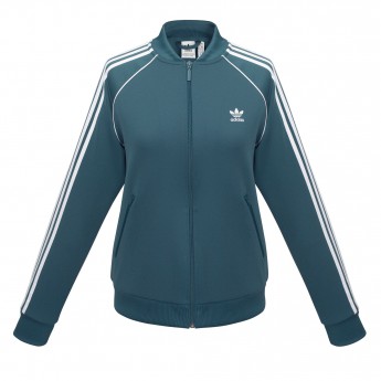 Купить Куртка тренировочная женская на молнии SST TT, синяя, размер L