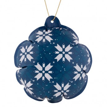 Купить Новогодний самонадувающийся шарик «Скандик», синий