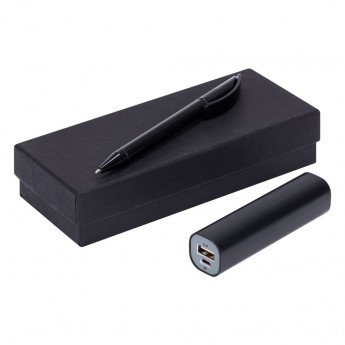 Купить Набор Couple: аккумулятор и ручка, черный