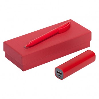 Купить Набор Couple: аккумулятор и ручка, красный