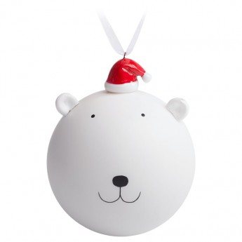 Купить Елочный шар с фигуркой «Новогодний мишка», 9 см