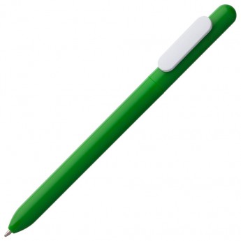 Купить Ручка шариковая Slider, зеленая с белым