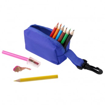 Купить Набор Hobby с цветными карандашами и точилкой, синий