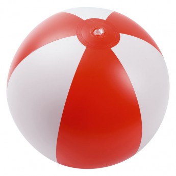 Купить Надувной пляжный мяч Jumper, красный с белым