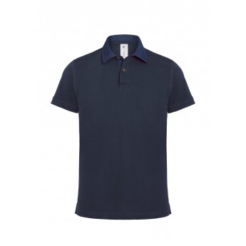 Купить Рубашка поло мужская DNM Forward темно-синяя, размер XXL