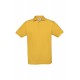 Рубашка поло Safran желтая, размер XL