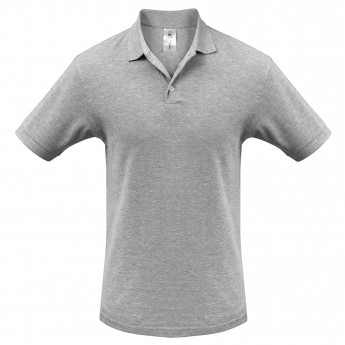 Купить Рубашка поло Heavymill серый меланж, размер M