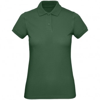 Купить Рубашка поло женская Inspire темно-зеленая, размер XL