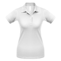 Рубашка поло женская Safran Pure белая, размер L