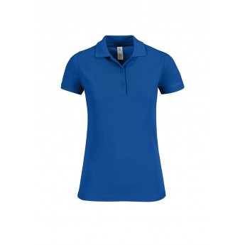 Купить Рубашка поло женская Safran Timeless ярко-синяя, размер L