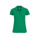 Рубашка поло женская Safran Timeless зеленая, размер S