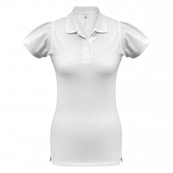 Купить Рубашка поло женская Heavymill белая, размер S
