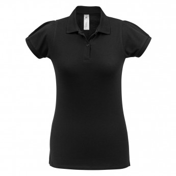 Купить Рубашка поло женская Heavymill черная, размер M