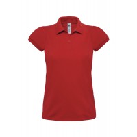 Рубашка поло женская Heavymill красная, размер L