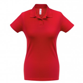 Купить Рубашка поло женская ID.001 красная, размер XS