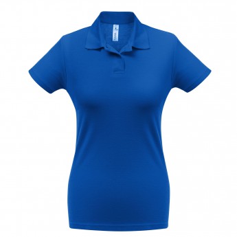 Купить Рубашка поло женская ID.001 ярко-синяя, размер M