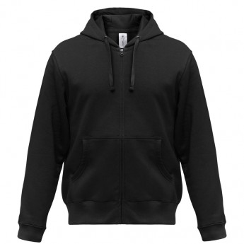 Купить Толстовка мужская Hooded Full Zip черная, размер XL